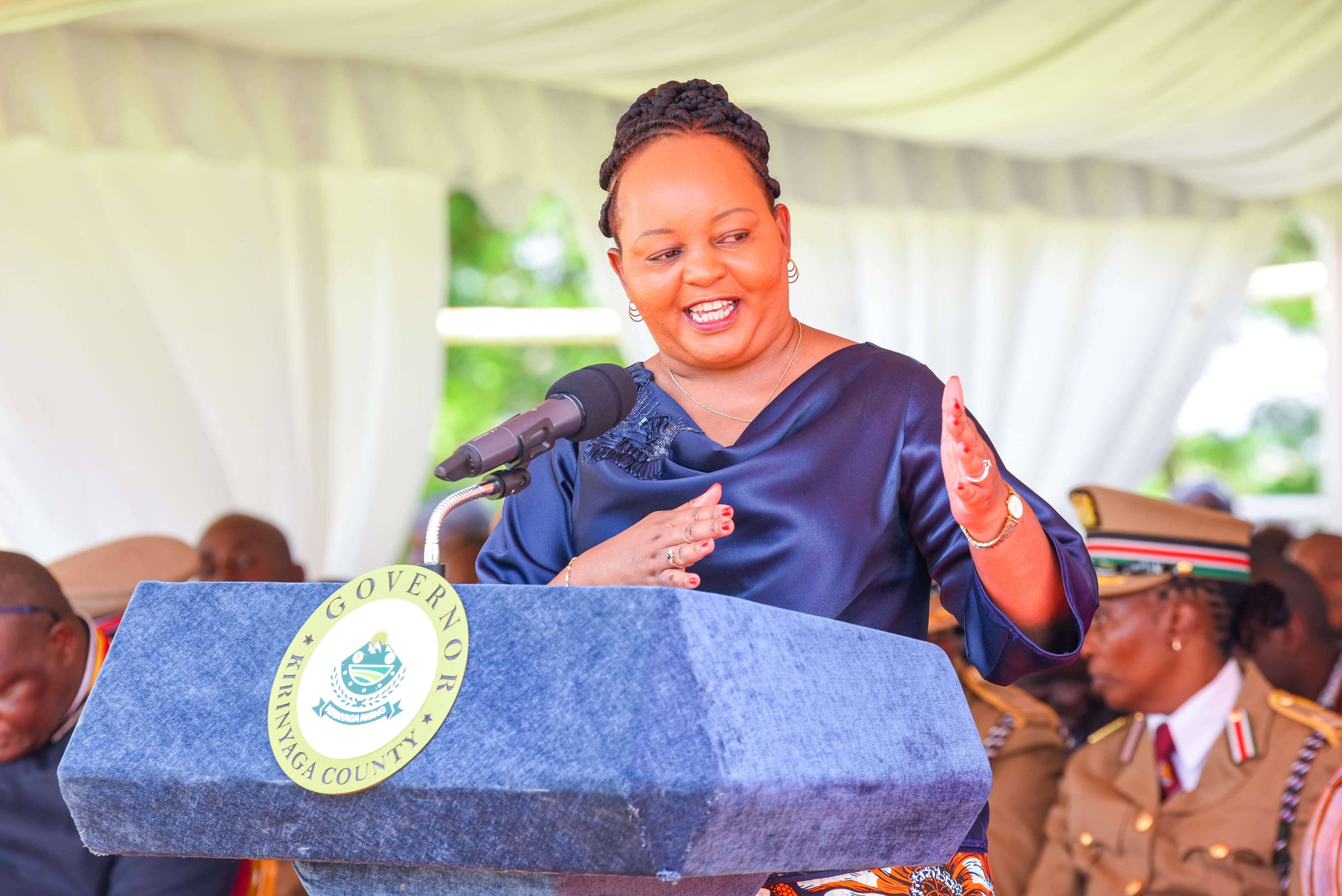 File Image of Kirinyaga Governor Anne Waiguru.